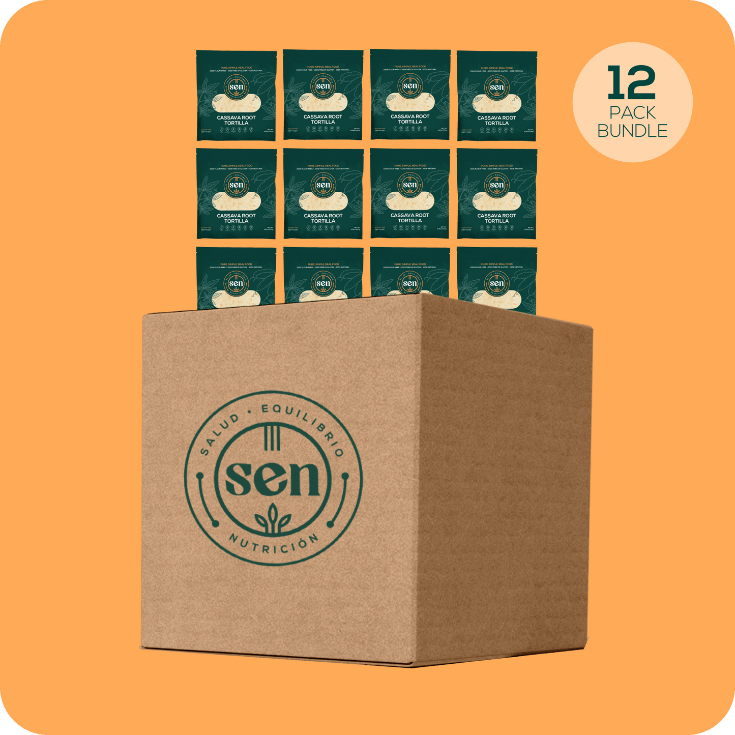 Cassava Root Tortillas | Half or Full Case