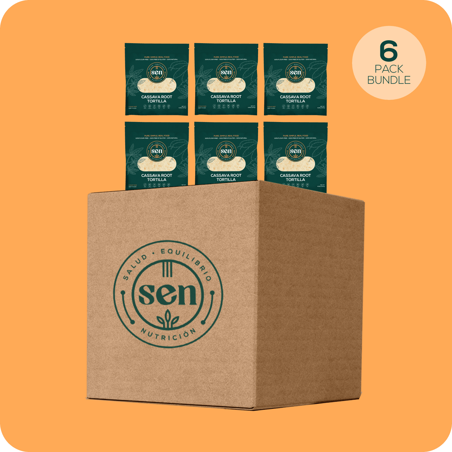 Cassava Root Tortillas | Half or Full Case